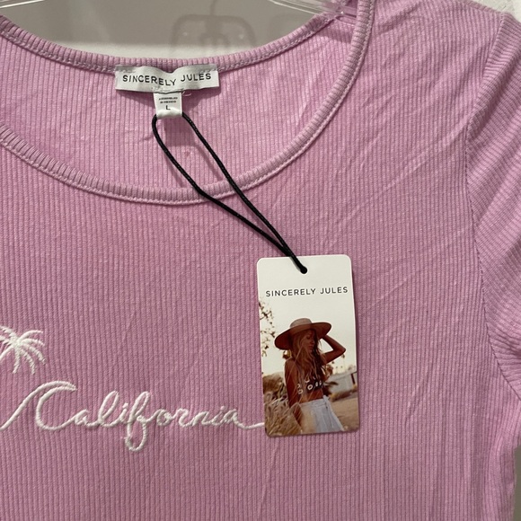 Sincerely Jules California Purple BodyCon Dress / NWT - Picture 5 of 7